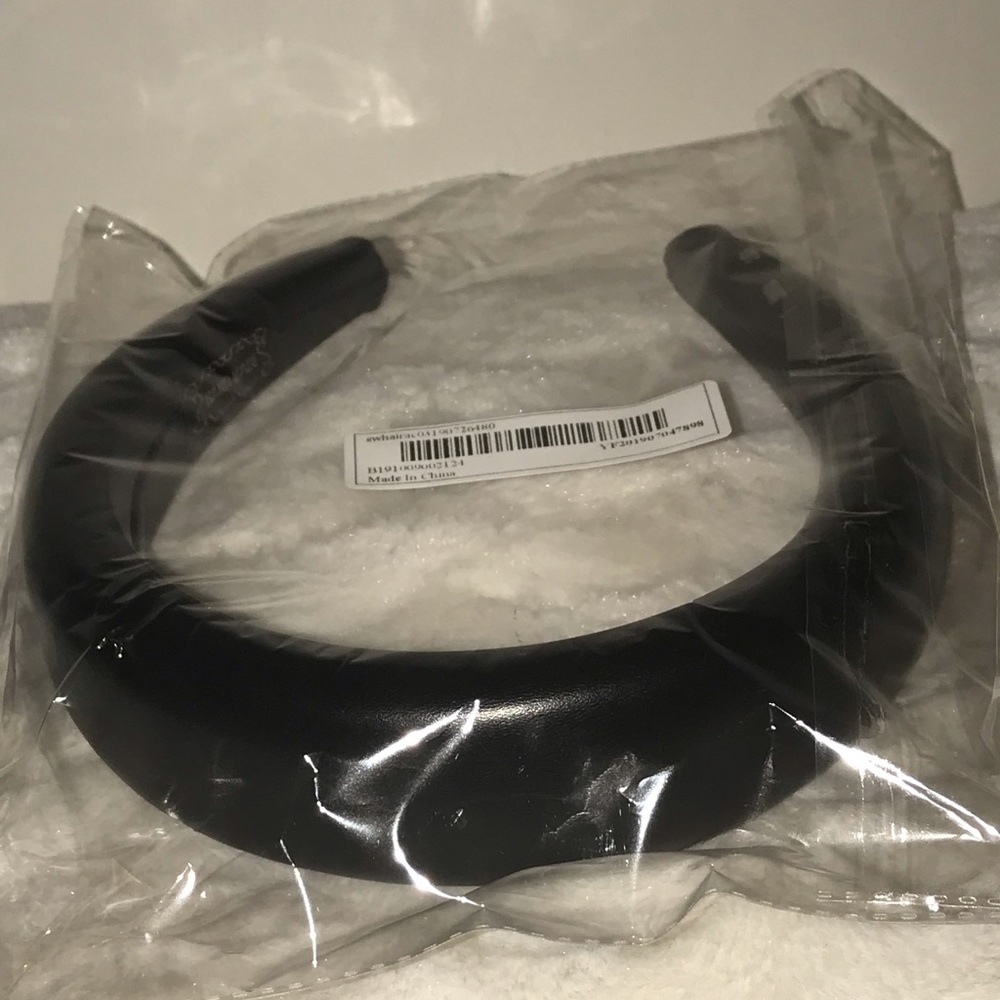 Faux leather headband - Picture 5 of 5
